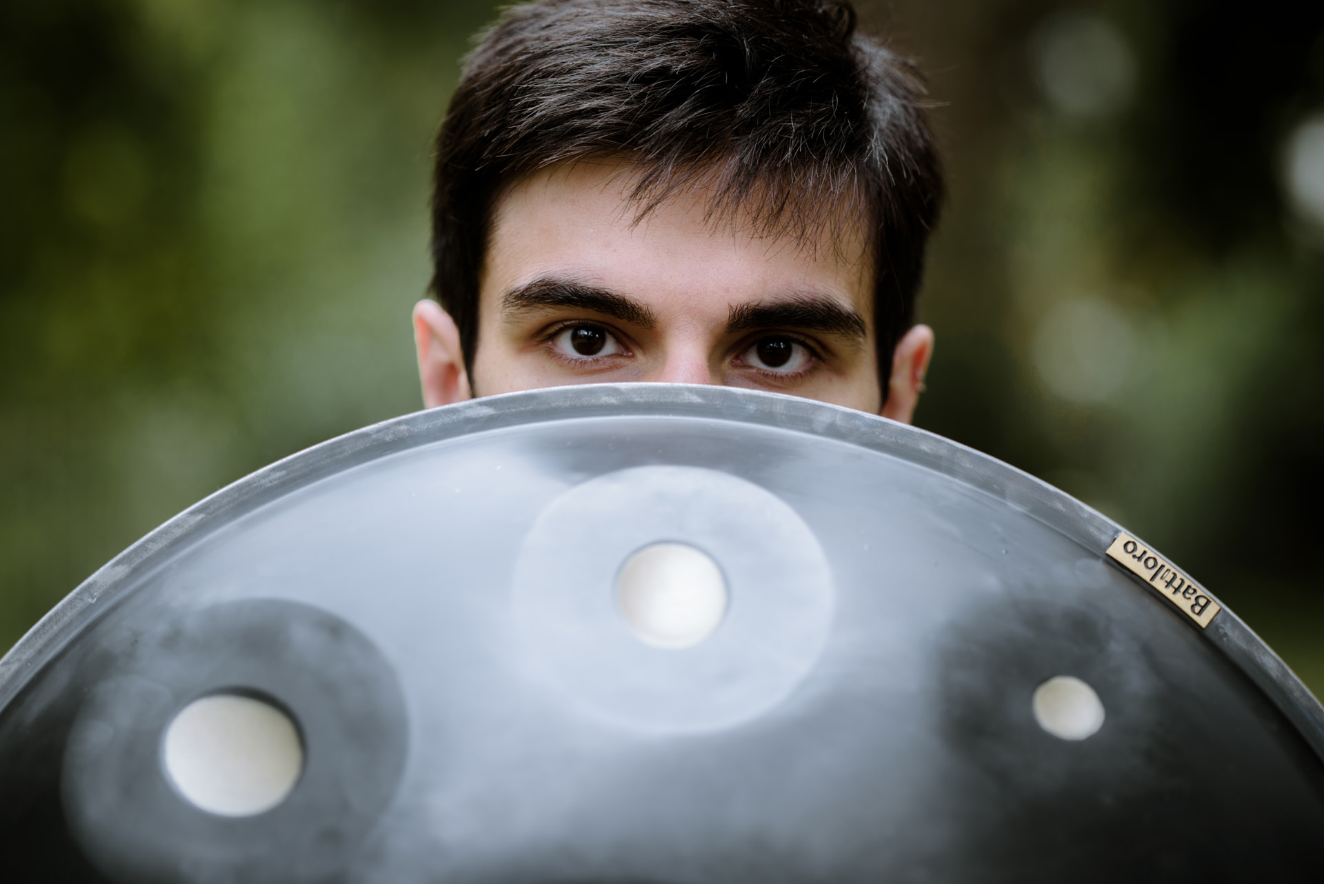 Battiloro - 432 Hz Healing Frequency Handpan: B2 Minor Stainless Steel